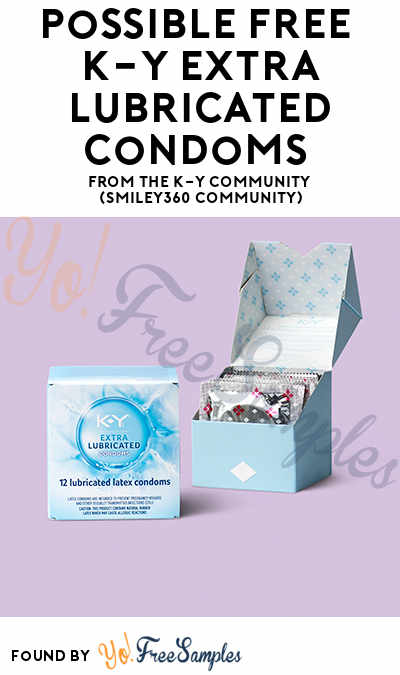 Possible FREE K-Y Extra Lubricated Condoms From The K-Y Community (Smiley360 Community)