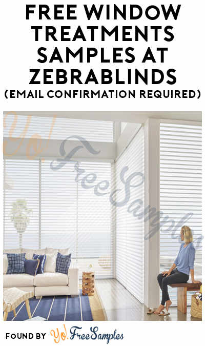 FREE Window Treatments Samples at ZebraBlinds (Email Confirmation Required)