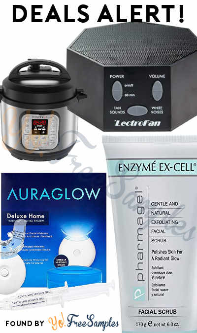 DEALS ALERT: Instant Pot Duo Mini, AuraGlow Teeth Whitening Kit, White Noise Machine, Enzyme Ex-Cell Facial Scrub & More From Amazon, Target + Best Buy