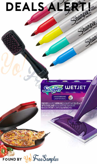 DEALS ALERT: Swiffer WetJet Kit, Revlon Hair Dryer + Styler, Sharpie Markers & More