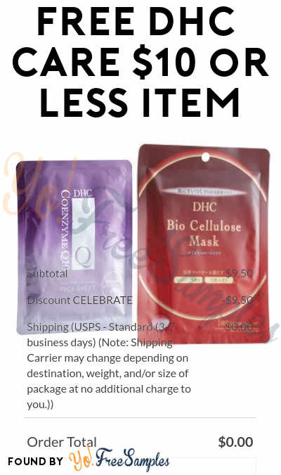 LIKELY TO BE CANCELLED: FREE DHC Care Japanese Beauty Products, FREE Gift + 4 FREE Samples
