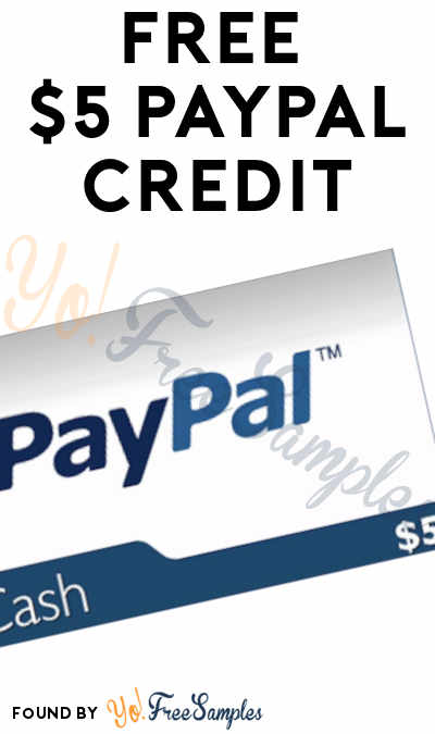 TODAY ONLY: FREE $5 PayPal Credit For First 30,000