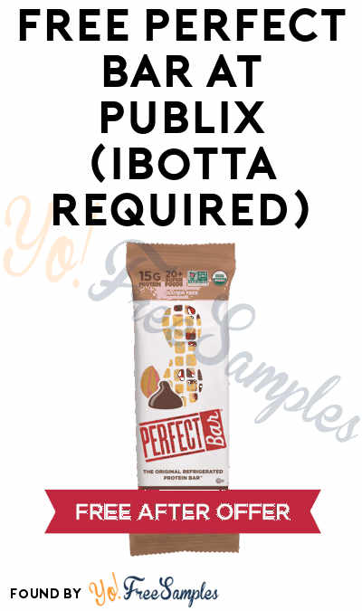 FREE Perfect Bar At Publix (Ibotta Required)