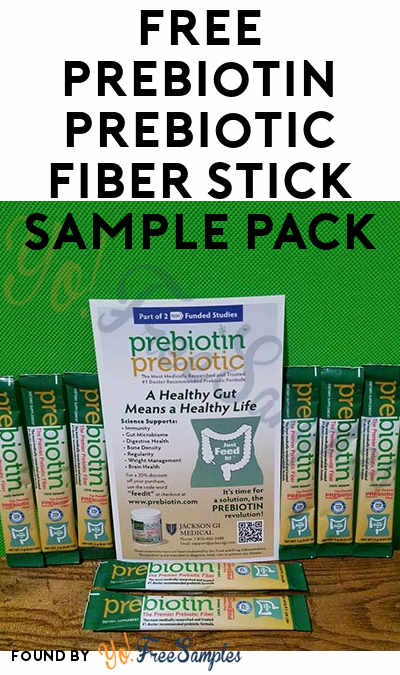 FREE Prebiotin Prebiotic Fiber Stick Sample Pack