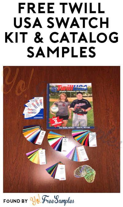 FREE Twill USA Swatch Kit & Catalog Samples