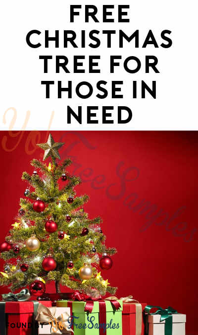 FREE Christmas Tree For Those In Need