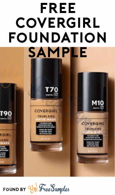 FREE CoverGirl Foundation Sample