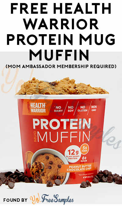 FREE Health Warrior Protein Mug Muffin (Mom Ambassador Membership Required)