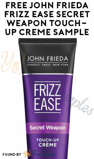 Back! FREE John Frieda Frizz Ease Secret Weapon Touch-Up Crème Sample (Cell Phone Confirmation Required)