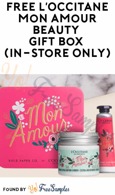 FREE L’Occitane Mon Amour Beauty Gift Box (In-Store Only) [Verified]