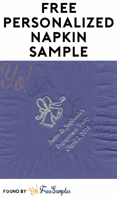 FREE Personalized Napkin Sample