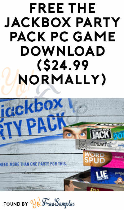 FREE The Jackbox Party Pack PC Game Download ($24.99 Normally)