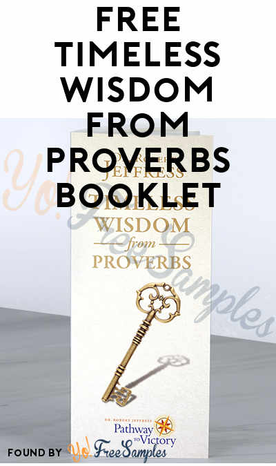 FREE Timeless Wisdom From Proverbs Booklet