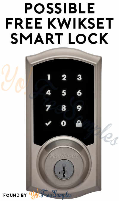 Possible FREE Kwikset Smart Keypad Lock From Betabound (Must Apply)