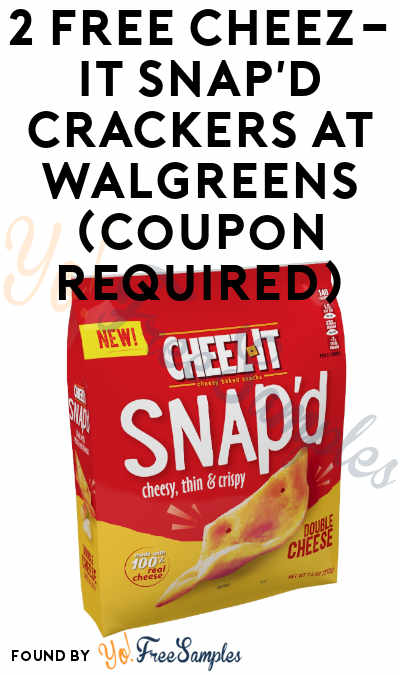 2 FREE Cheez-It Snap’d Crackers At Walgreens (Coupon Required) [Verified]
