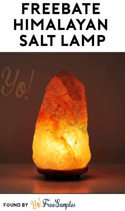 FREEBATE Himalayan Salt Lamp At Walmart After In-Store Pick Up & Cashback (New TopCashBack Members Only)