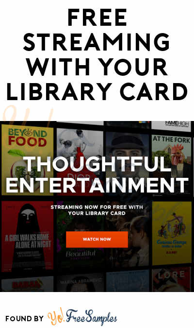 FREE Movies With Your Library Card Using Kanopy
