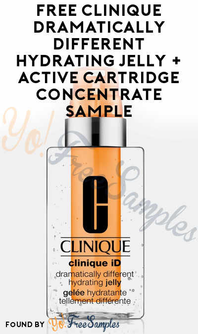 FREE Clinique Dramatically Different Hydrating Jelly + Active Cartridge Concentrate Sample