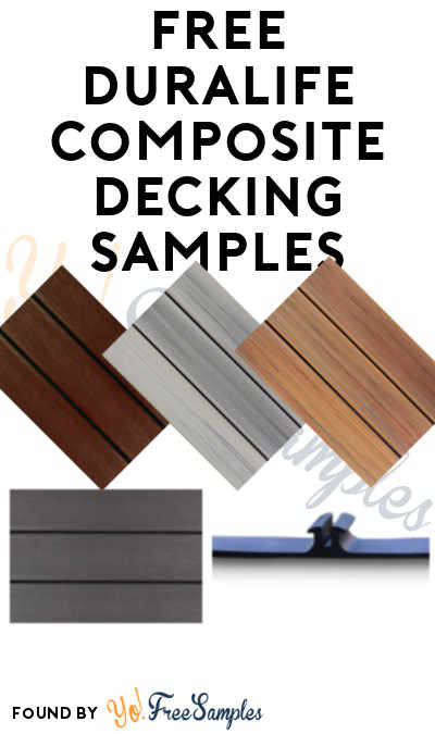 FREE Duralife Composite Decking Samples