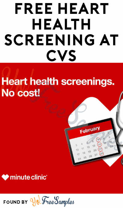 FREE Heart Health Screening At CVS