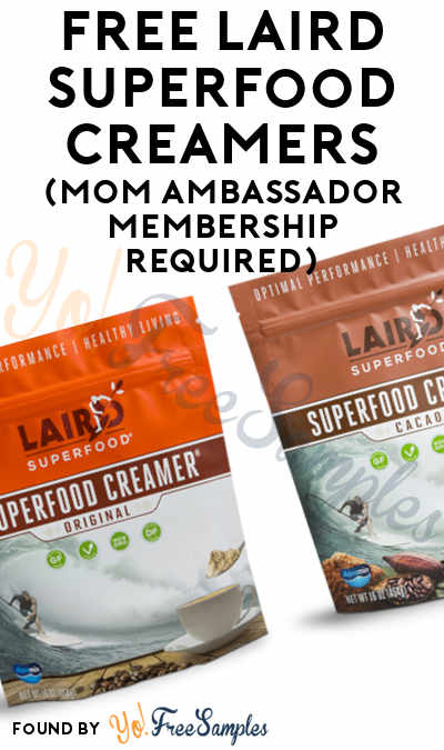 FREE Laird Superfood Creamers (Mom Ambassador Membership Required)