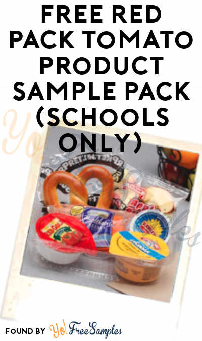 FREE Red Pack Tomato Product Sample Pack (Schools Only)