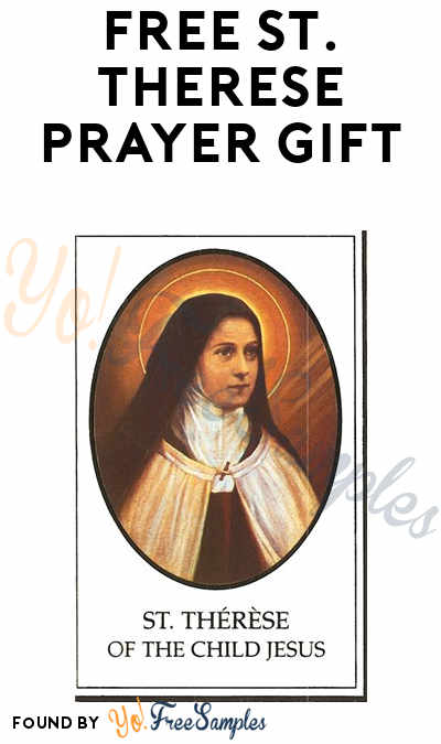 FREE St. Therese Prayer Gift