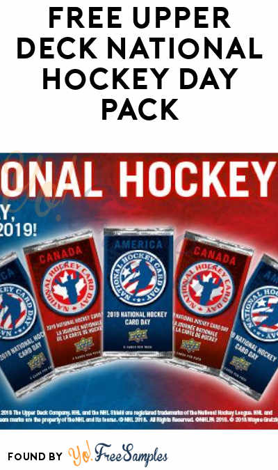 FREE Upper Deck National Hockey Day Pack (In-Store Only)