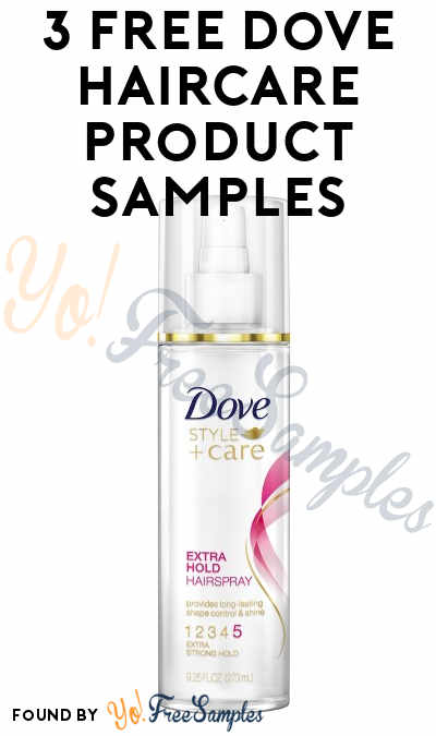 3 FREE Dove Haircare Product Samples From CrowdTap (Must Apply & Mission Required)