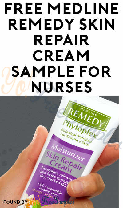 FREE Medline Remedy Skin Repair Cream Sample For Nurses