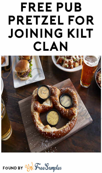 FREE Pub Pretzel For Joining Kilt Clan