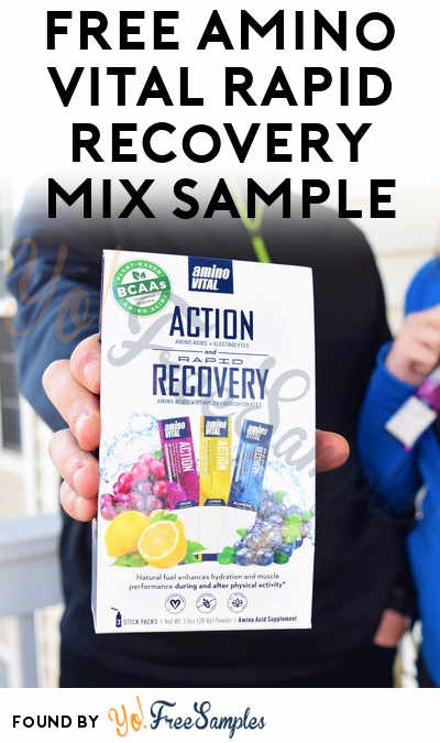 FREE Amino Vital Rapid Recovery Mix Sample