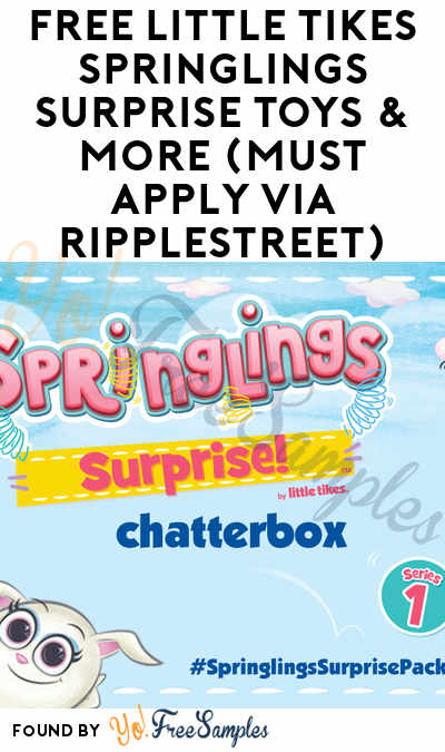 FREE Little Tikes Springlings Surprise Toys & More (Must Apply via RippleStreet)