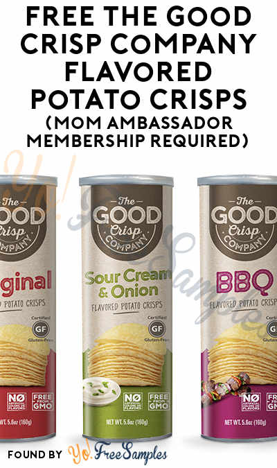 FREE The Good Crisp Company Flavored Potato Crisps (Mom Ambassador Membership Required)