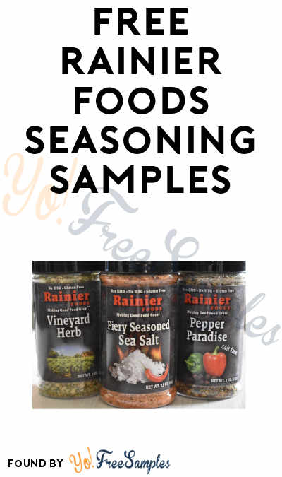 FREE Seasoning Samples From Rainier Foods (Facebook Message Required)