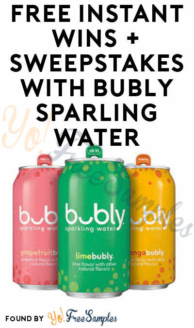 Enter Daily: Win FREE A Trip To Chicago, Fitbit & Other Bubly Prizes From Bubly Sparkling Water Instant Win Game