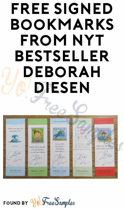 FREE Autographed Bookmarks from Children’s Author Deborah Diesen (Email Required)
