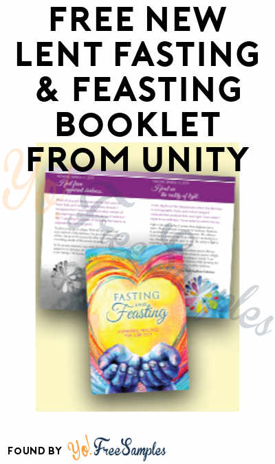 FREE New Lent Fasting & Feasting Booklet from Unity (PDF Download)