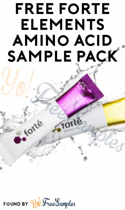 FREE Forté Elements Amino Acid Sample Pack