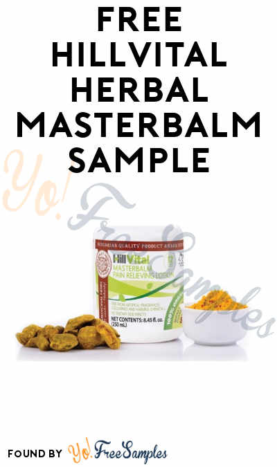 FREE HillVital Herbal Masterbalm Sample