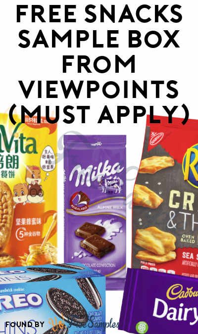 FREE Ritz, Oreo, Chips Ahoy, belVita, Good Things & More Sample Box From ViewPoints (Must Apply)