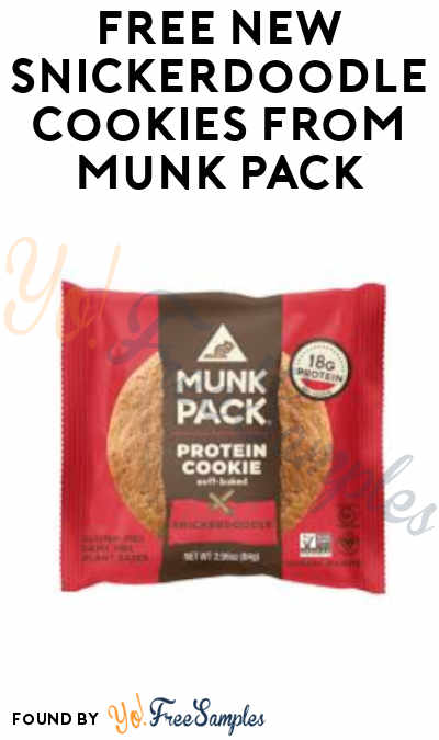 FREE Snickerdoodle Cookies from Munkpack + Win A Grand Prize Snickerdoodle Case (Share Required)
