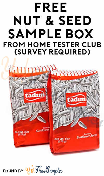 FREE Tadim Nut & Seed Sample Box From Home Tester Club (Survey Required)