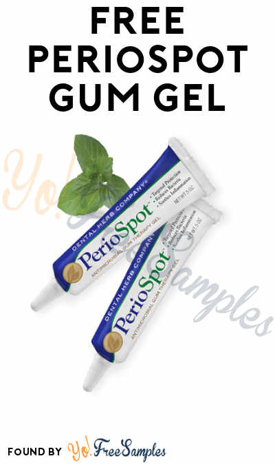 FREE PerioSpot Gum Gel from The Dental Herb Company (Dental Professionals Only)