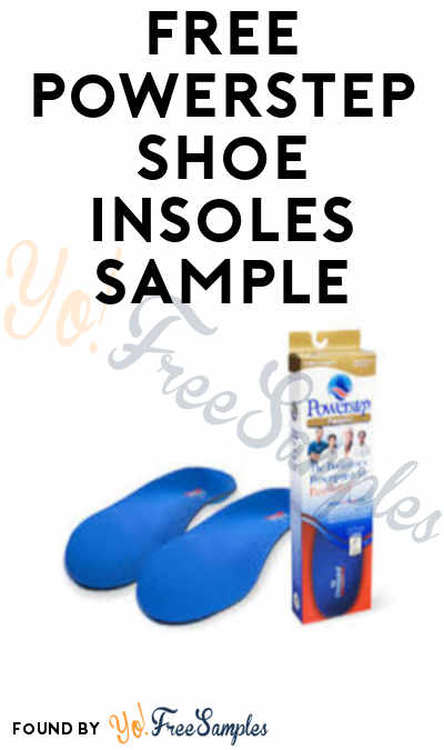 FREE Powerstep Shoe Insoles Sample (Medical Professionals Only)