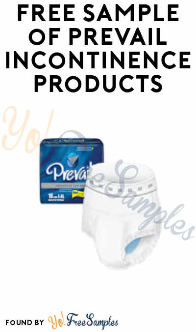 FREE Sample of Prevail Incontinence Products from Professional Medical