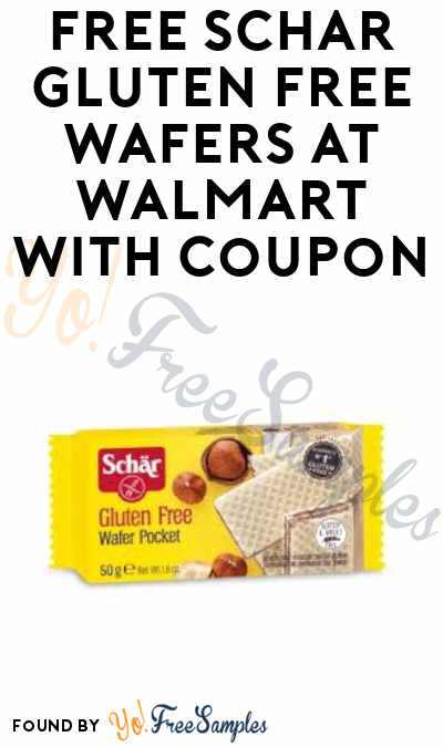 FREE Schar Gluten Free Wafers At Walmart (Coupon Required)