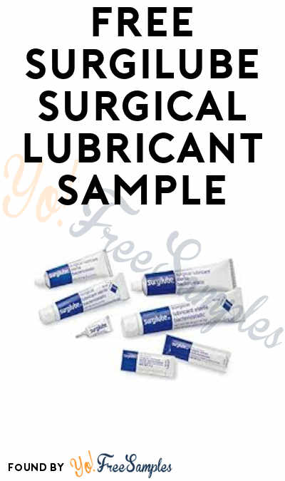 FREE Surgilube Surgical Lubricant Sample (Medical Professionals Only)