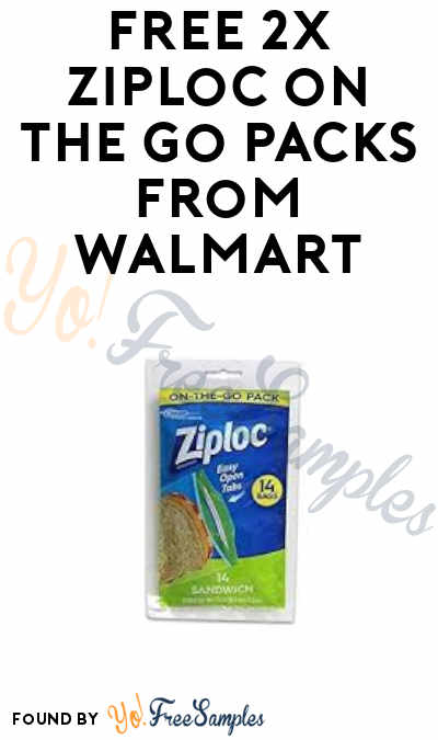 FREE Ziploc On-The-Go Packs at Walmart + Profit (Coupons.com App Required)