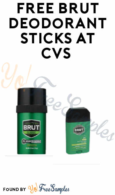 FREEBATE Brut Deodorant Sticks At CVS (In Stores Only & ExtraCare Rewards Card Required)